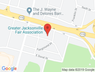 map of Jacksonville Fairgrounds