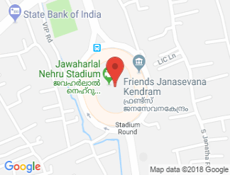 map of Jawaharlal Nehru International Stadium