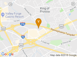 map of Crowne Plaza Philadelphia - King of Prussia