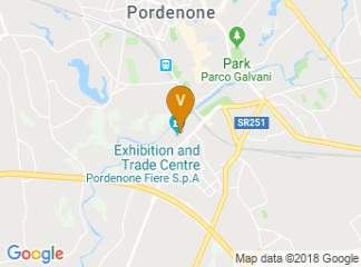 map of Pordenone Fiere