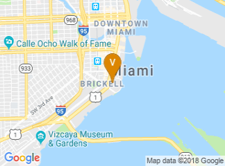 map of Four Seasons Hotel Miami