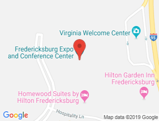 map of Fredericksburg Expo and Conference Center