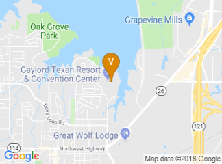 map of Gaylord Texan Resort & Convention Center