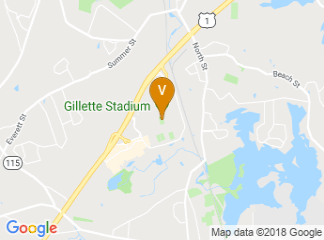 map of Gillette Stadium