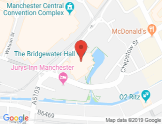 map of The Bridgewater Hall