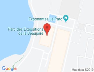map of Parc des Expositions de la Beaujoire - Hall 4