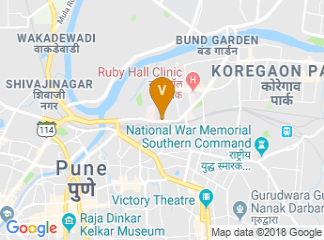 map of Sheraton Grand Pune Bund Garden Hotel