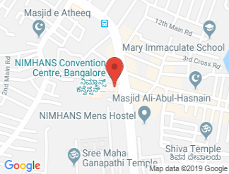 map of NIMHANS Convention Centre