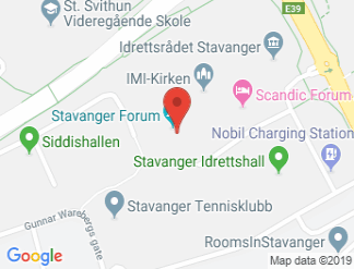 map of Stavanger Forum