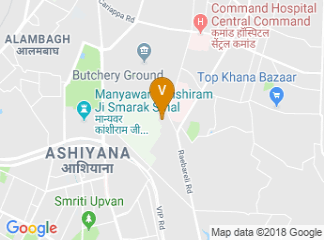 map of Indian Institute of Sugarcane Research