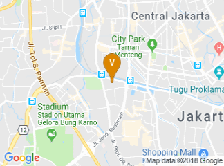 map of Shangri-La Hotel, Jakarta