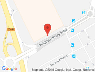 map of Feria Valencia