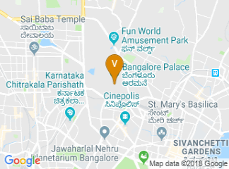 map of Bangalore Palace