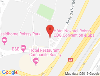 map of Hotel Novotel Convention & Wellness Roissy CDG