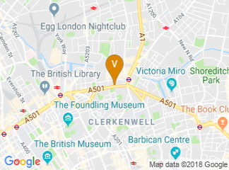 map of DoubleTree by Hilton Hotel London - Islington