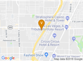 map of Palace Station Hotel & Casino