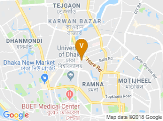 map of InterContinental Dhaka