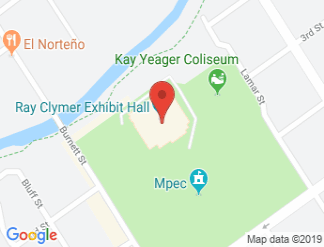 map of Ray Clymer Exhibit Hall