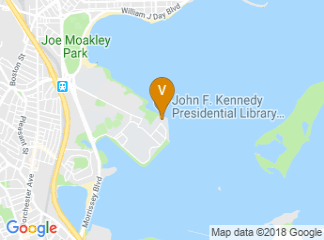 map of John F. Kennedy Presidential Library and Museum