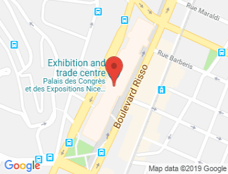 map of Palace of Congresses and Exhibitions Nice Acropolis