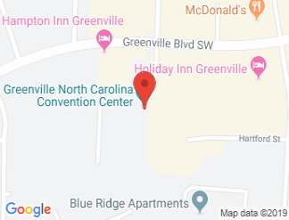 map of Greenville Convention Center