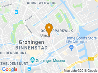 map of Universitair Medisch Centrum Groningen