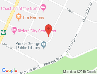 map of Prince George Civic Centre