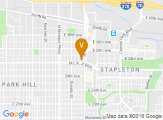map of DoubleTree by Hilton Hotel Denver