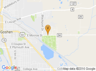 map of Elkhart County 4-H Fair Grounds
