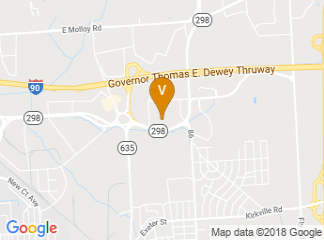 map of DoubleTree by Hilton Hotel Syracuse