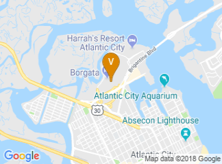 map of Borgata Hotel Casino & Spa