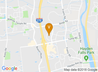 map of Columbus Marriott Northwest