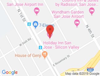 map of Holiday Inn San Jose - Silicon Valley