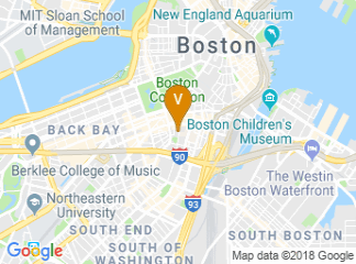map of Courtyard by Marriott Boston Downtown