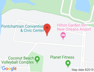map of Pontchartrain Convention & Civic Center