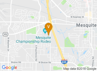 map of Mesquite Convention Center