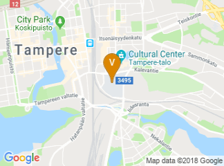 map of Tampereen yliopisto