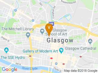 map of DoubleTree by Hilton Hotel Glasgow Central