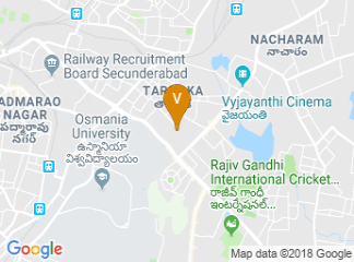 map of CSIR - Indian Institute of Chemical Technology