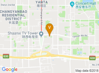 map of Qujiang international Conference & Exhibition Center