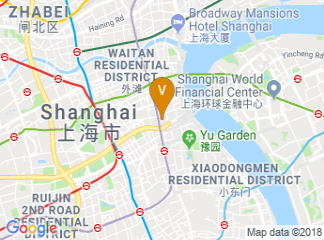 map of Westin Bund Hotel