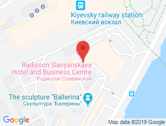 map of Radisson Slavyanskaya Hotel & Business Center, Moscow