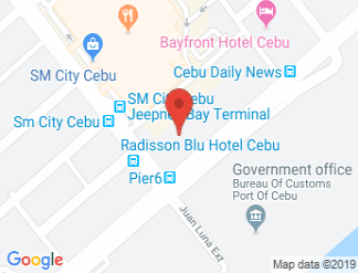 map of Radisson Blu Cebu