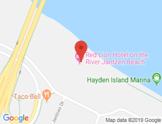 map of Red Lion Hotel on the River - Jantzen Beach