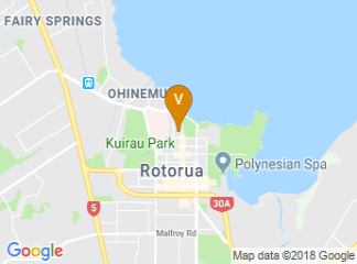 map of Novotel Rotorua Lakeside