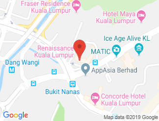 map of Renaissance Kuala Lumpur Hotel