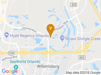 map of Rosen College of Hospitality Management