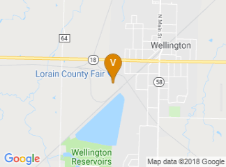 map of Lorain County Fair