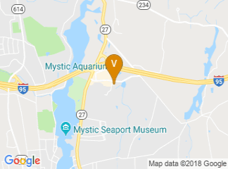 map of Hilton Mystic