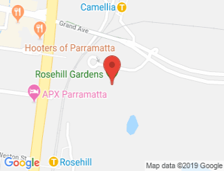 map of Rosehill Gardens